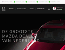 Tablet Screenshot of mulder-mazda.nl